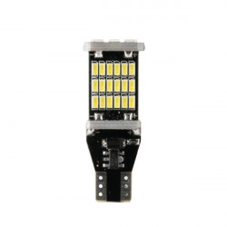 Lampa T15 12>18V W2,1x9,5d 6.500K 360lm 45SMD LED ΛΕΥΚΟ (ΚΑΡΦΩΤΟ-ΔΙΠΛΗΣ ΠΟΛΙΚΟΤΗΤΑΣ) 2ΤΕΜ.