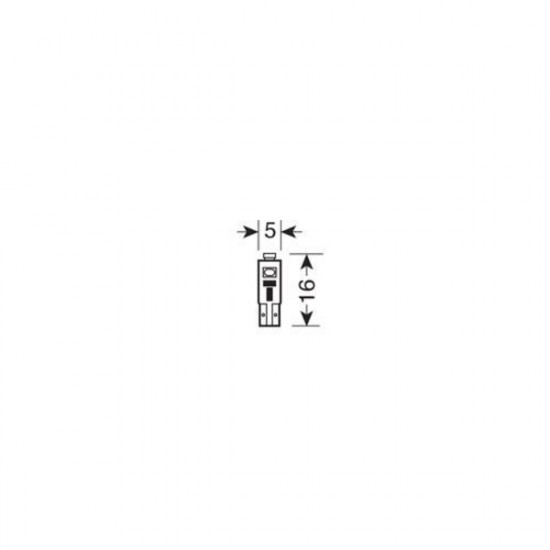 Lampa T5 10-30V W2x4,6d 22lm (ΚΑΡΦΩΤΟ) Λευκό Διάθλασης HYPER-LED3 BLISTER 2τεμ.