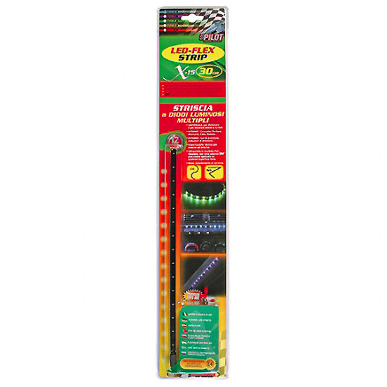 Lampa ΤΑΙΝΙΑ ΜΕ 15 LED ΕΥΚΑΜΠΤΗ FLEX STRIP 30 CM 12V ΠΡΑΣΙΝΟ 1ΤΕΜ
