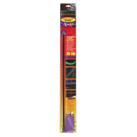 Lampa ΤΑΙΝΙΑ ΜΕ 30 LED ΕΥΚΑΜΠΤΗ FLEX STRIP 60 CM 12V ΜΠΛΕ 1ΤΕΜ