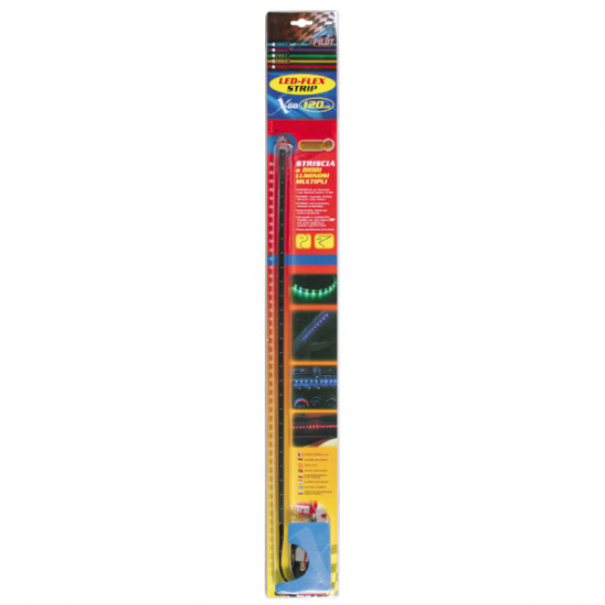 Lampa ΤΑΙΝΙΑ ΜΕ 60 LED ΕΥΚΑΜΠΤΗ FLEX STRIP 120 CM 12V ΜΠΛΕ 1ΤΕΜ