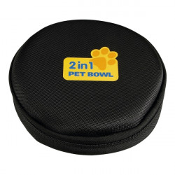 Lampa ΤΑΪΣΤΡΑ/ΜΠΟΛ ΤΑΞΙΔΙΟΥ PET BOWL 2 ΣΕ 1 1100+1400 ml ΓΙΑ ΣΚΥΛΟΥΣ/ΓΑΤΕΣ/ΚΑΤΟΙΚΙΔΙΑ ΖΩΑ (ΑΝΑΔΙΠΛΟΥΜΕΝΗ/ΠΟΛΥΕΣΤΕΡΑΣ)
