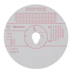 Lampa ΤΑΧΟΓΡΑΦΟΙ KIENZLE VDO 100km/h 100ΤΕΜ