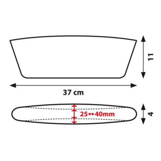 Lampa ΘΗΚΕΣ/ΤΣΕΠΕΣ ΚΑΘΙΣΜΑΤΩΝ GAP - FILLER (11 Χ 37cm) - 2 ΤΕΜ.