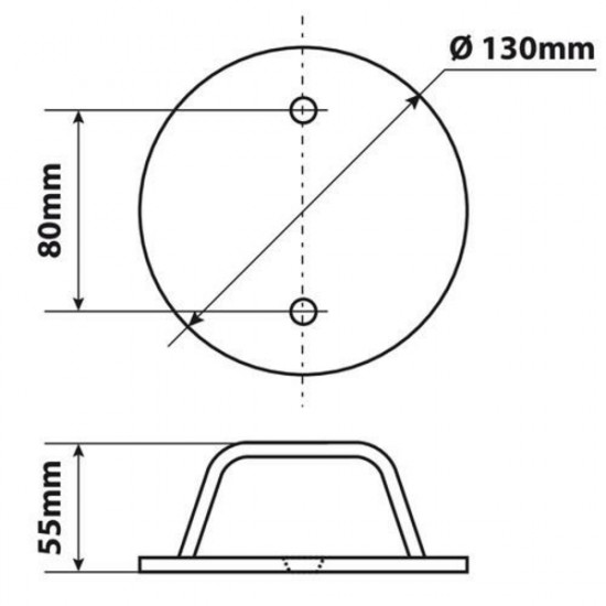 Lampa ΒΑΣΗ ΔΑΠΕΔΟΥ ΓΙΑ ΚΛΕIΔΑΡΙΕΣ ΜΟΤΟ SHIELD 2 UNIVERSAL