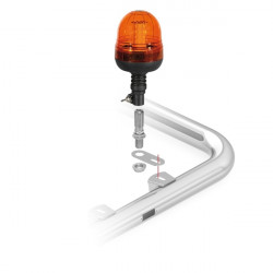 Lampa ΒΑΣΗ ΜΕΤΑΛΛΙΚΗ ΠΡΟΣΑΡΜΟΓΗΣ ΦΑΡΟΥ ΟΒΑΛ (195 Χ 40 mm) ΓΙΑ ΜΕΤΑΛΛΙΚΗ ΜΠΑΡΑ ΦΟΡΤΗΓΟΥ -1 ΤΕΜ