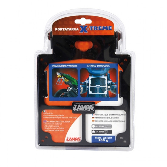 Lampa ΒΑΣΗ ΣΤΗΡΙΞΗΣ ΠΙΝΑΚΙΔΑΣ ΜΗΧΑΝΗΣ X-TREME ΑΝΑΔΙΠΛΟΥΜΕΝΗ/ΜΕ ΘΕΣΗ ΓΙΑ ΦΛΑΣ ΜΑΥΡΗ -1ΤΕΜ.