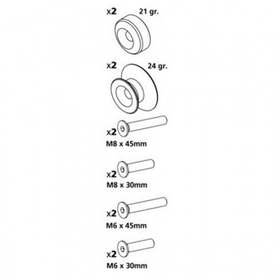 Lampa ΒΙΔΕΣ ΣΤΗΡΙΞΗΣ ΠΕΤΑΛΟΥ 6/8mm ΧΡΥΣΟ