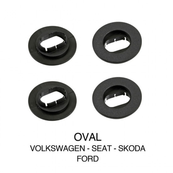 Lampa VOLKSWAGEN/SEAT/SKODA/FORD ΚΟΥΜΠΩΜΑΤΑ ΚΛΙΠΣ ΓΙΑ ΠΑΤΑΚΙΑ (ΟΒΑΛ) - 4 ΤΕΜ.