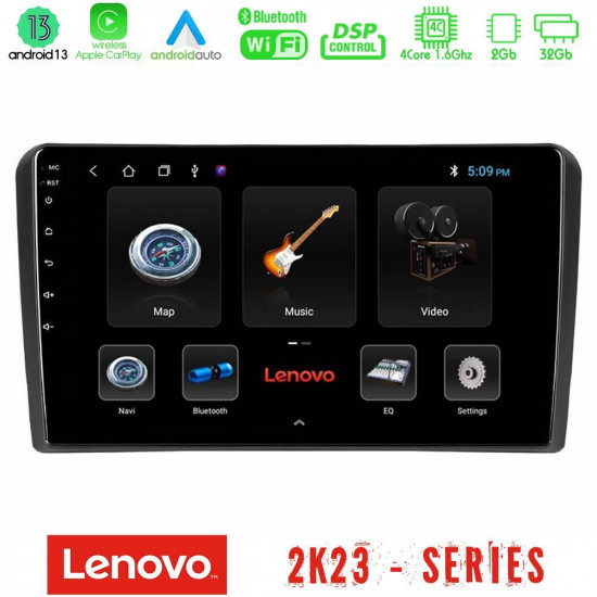 Lenovo Car Pad Audi A3 8P 4Core Android 13 2+32GB Navigation Multimedia Tablet 9 Lenovo Car Pad Audi A3 8P 4Core Android 13 2+32GB Navigation Multimedia Tablet 9