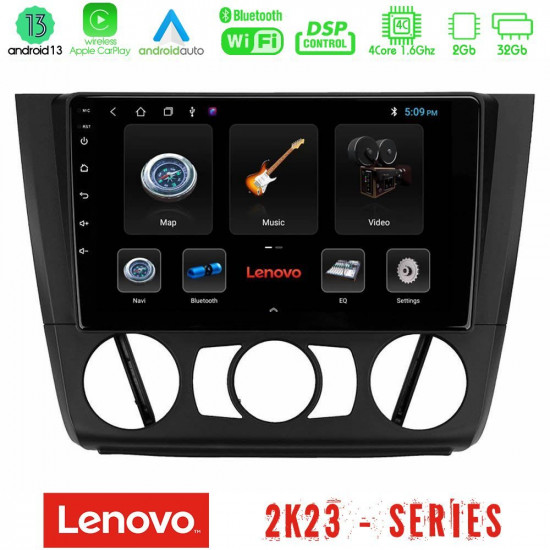 Lenovo Car Pad BMW 1Series E81/E82/E87/E88 (MANUAL A/C) 4Core Android 13 2+32GB Navigation Multimedia Tablet 9 Lenovo Car Pad BMW 1Series E81/E82/E87/E88 (MANUAL A/C) 4Core Android 13 2+32GB Navigation Multimedia Tablet 9