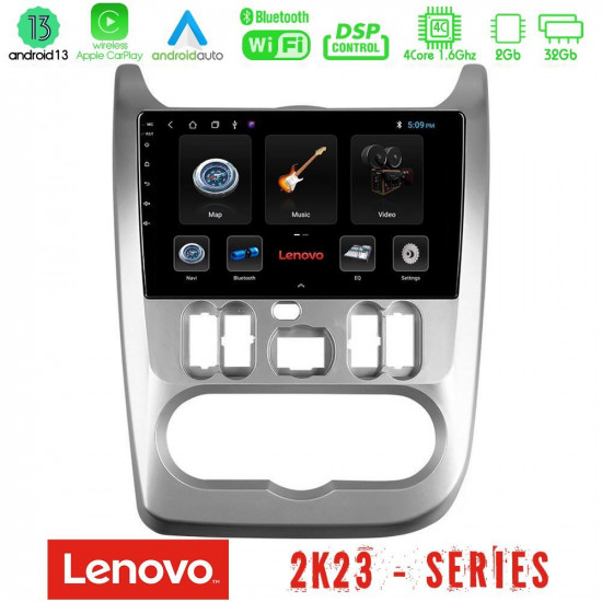 Lenovo Car Pad Dacia Duster/Sandero/Logan 4Core Android 13 2+32GB Navigation Multimedia Tablet 9 Lenovo Car Pad Dacia Duster/Sandero/Logan 4Core Android 13 2+32GB Navigation Multimedia Tablet 9