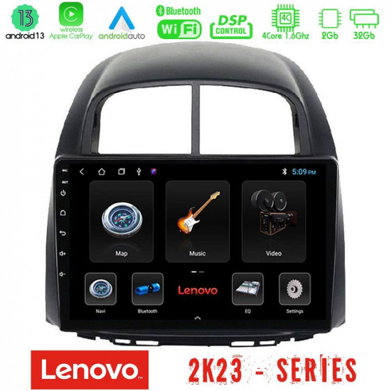 Lenovo Car Pad Daihatsu Sirion/Subaru Justy 4Core Android 13 2+32GB Navigation Multimedia Tablet 10