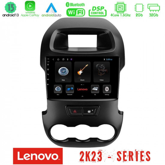 Lenovo Car Pad Ford Ranger 2012-2016 4Core Android 13 2+32GB Navigation Multimedia Tablet 9 Lenovo Car Pad Ford Ranger 2012-2016 4Core Android 13 2+32GB Navigation Multimedia Tablet 9