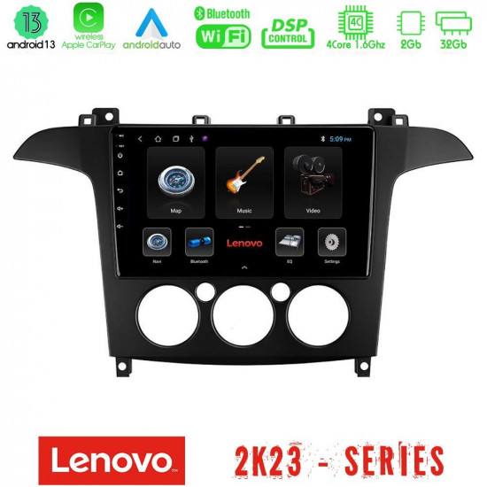 Lenovo Car Pad Ford S-Max 2006-2008 (manual A/C) 4Core Android 13 2+32GB Navigation Multimedia Tablet 9 Lenovo Car Pad Ford S-Max 2006-2008 (manual A/C) 4Core Android 13 2+32GB Navigation Multimedia Tablet 9
