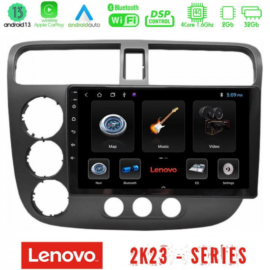 Lenovo Car Pad Honda Civic 2001-2005 4Core Android 13 2+32GB Navigation Multimedia Tablet 9 Lenovo Car Pad Honda Civic 2001-2005 4Core Android 13 2+32GB Navigation Multimedia Tablet 9