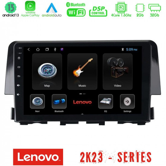 Lenovo Car Pad Honda Civic 2016-2020 4Core Android 13 2+32GB Navigation Multimedia 9 Lenovo Car Pad Honda Civic 2016-2020 4Core Android 13 2+32GB Navigation Multimedia 9
