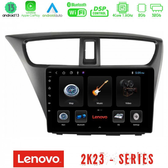 Lenovo Car Pad Honda Civic Hatchback 2012-2015 4Core Android 13 2+32GB Navigation Multimedia Tablet 9 Lenovo Car Pad Honda Civic Hatchback 2012-2015 4Core Android 13 2+32GB Navigation Multimedia Tablet 9