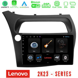Lenovo Car Pad Honda Civic Hatchback 4Core Android 13 2+32GB Navigation Multimedia Tablet 9