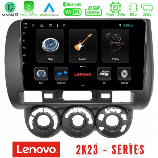 Lenovo Car Pad Honda Jazz 2002-2008 (Manual A/C) 4Core Android 13 2+32GB Navigation Multimedia Tablet 9 Lenovo Car Pad Honda Jazz 2002-2008 (Manual A/C) 4Core Android 13 2+32GB Navigation Multimedia Tablet 9