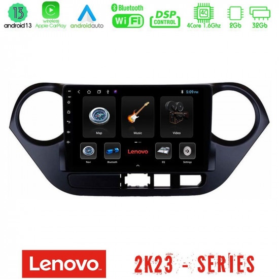 Lenovo Car Pad Hyundai i10 2014-2020 4Core Android 13 2+32GB Navigation Multimedia Tablet 9 Lenovo Car Pad Hyundai i10 2014-2020 4Core Android 13 2+32GB Navigation Multimedia Tablet 9