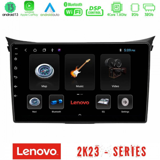 Lenovo Car Pad Hyundai i30 2012-2017 4Core Android 13 2+32GB Navigation Multimedia Tablet 9 Lenovo Car Pad Hyundai i30 2012-2017 4Core Android 13 2+32GB Navigation Multimedia Tablet 9