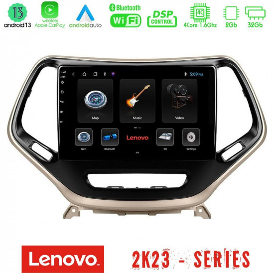 Lenovo Car Pad Jeep Cherokee 2014-2019 4Core Android 13 2+32GB Navigation Multimedia Tablet 9 Lenovo Car Pad Jeep Cherokee 2014-2019 4Core Android 13 2+32GB Navigation Multimedia Tablet 9
