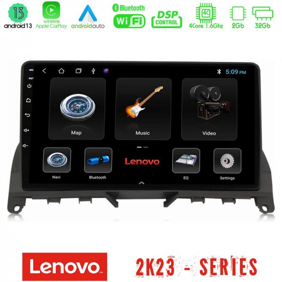 Lenovo Car Pad Mercedes C Class W204 4Core Android 13 2+32GB Navigation Multimedia 9 Lenovo Car Pad Mercedes C Class W204 4Core Android 13 2+32GB Navigation Multimedia 9