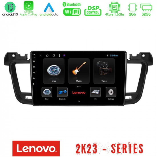 Lenovo Car Pad Peugeot 508 2010-2018 4Core Android 13 2+32GB Navigation Multimedia Tablet 9 Lenovo Car Pad Peugeot 508 2010-2018 4Core Android 13 2+32GB Navigation Multimedia Tablet 9