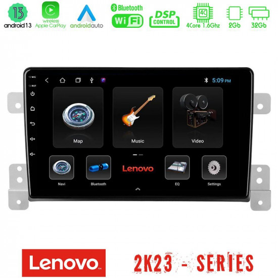 Lenovo Car Pad Suzuki Grand Vitara 4Core Android 13 2+32GB Navigation Multimedia Tablet 9 Lenovo Car Pad Suzuki Grand Vitara 4Core Android 13 2+32GB Navigation Multimedia Tablet 9