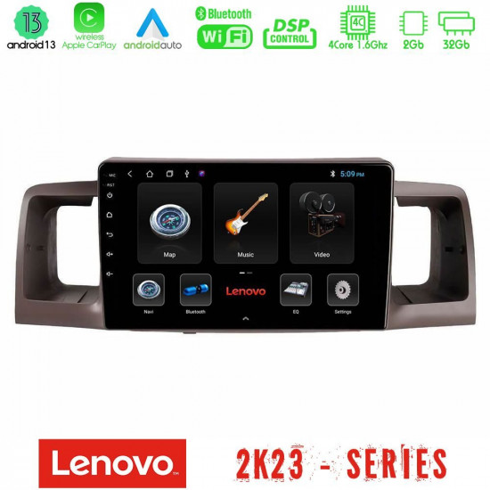 Lenovo Car Pad Toyota Corolla 2002-2006 4Core Android 13 2+32GB Navigation Multimedia Tablet 9 Lenovo Car Pad Toyota Corolla 2002-2006 4Core Android 13 2+32GB Navigation Multimedia Tablet 9