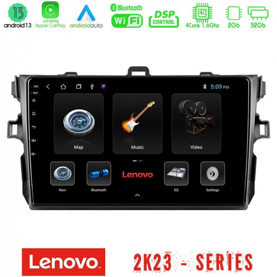 Lenovo Car Pad Toyota Corolla 2007-2012 4Core Android 13 2+32GB Navigation Multimedia Tablet 9 Lenovo Car Pad Toyota Corolla 2007-2012 4Core Android 13 2+32GB Navigation Multimedia Tablet 9
