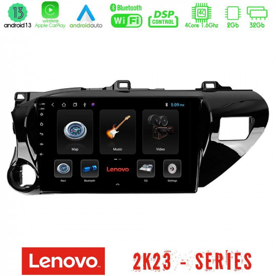 Lenovo Car Pad Toyota Hilux 2017-2021 4Core Android 13 2+32GB Navigation Multimedia Tablet 10 Lenovo Car Pad Toyota Hilux 2017-2021 4Core Android 13 2+32GB Navigation Multimedia Tablet 10
