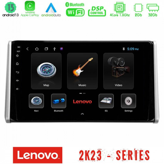Lenovo Car Pad Toyota RAV4 2019-2023 4Core Android 13 2+32GB Navigation Multimedia Tablet 10 Lenovo Car Pad Toyota RAV4 2019-2023 4Core Android 13 2+32GB Navigation Multimedia Tablet 10