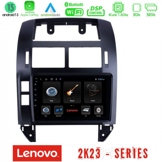 Lenovo Car Pad VW Polo 2002-2009 4Core Android 13 2+32GB Navigation Multimedia 9 Lenovo Car Pad VW Polo 2002-2009 4Core Android 13 2+32GB Navigation Multimedia 9