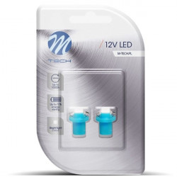 M-Tech BAX 12V B8,5d 0,24W LED 1xSMD5050 ΜΠΛΕ BLISTER 2ΤΕΜ. M-TECH M-Tech BAX 12V B8,5d 0,24W LED 1xSMD5050 ΜΠΛΕ BLISTER 2ΤΕΜ. M-TECH