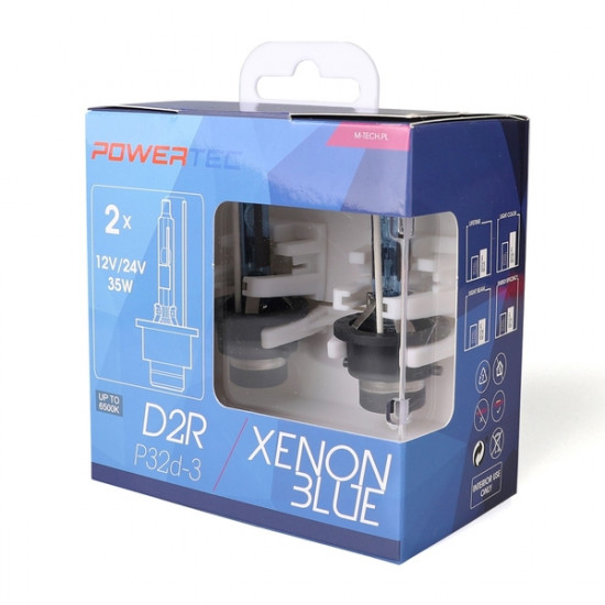 M-Tech D2R 12V 35W P32d-3 6.500K POWERTEC XENON BLUE 2ΤΕΜ. M-TECH