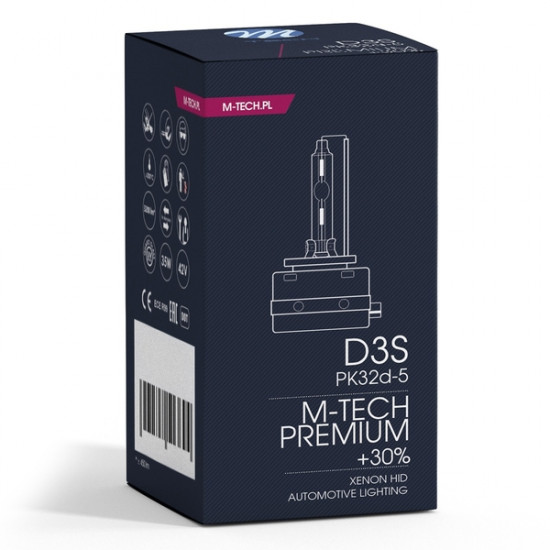 M-Tech D3S 4.300k 35W PK32d-5 12/24V ΑΝΤΑΛΛΑΚΤΙΚΗ ΛΑΜΠΑ PREMIUM 1ΤΕΜ.