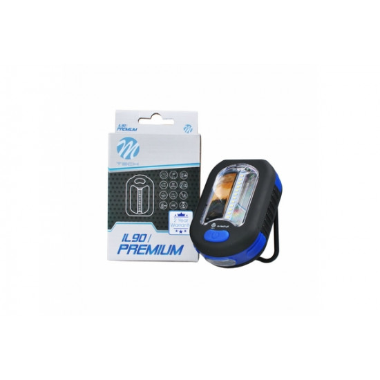 M-Tech ΦΑΚΟΣ ΕΡΓΑΣΙΑΣ OSRAM 3+12LED 100+200lm 2 ΛΕΙΤΟΥΡΓΙΩΝ (ΛΕΥΚΟ) 90x60x350mm