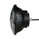 M-Tech ΦΑΝΑΡΙ ΣΤΡΟΓΓΥΛΟ 7 ΙΝΤΣΩΝ ME 8LED CREE (XML-10W) 9-36V 6000-6500K ΜΑΥΡΟ