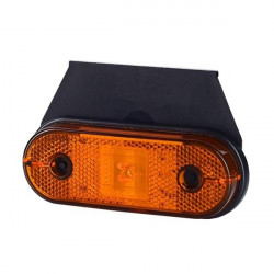 M-Tech ΦΩΣ ΟΓΚΟΥ ΑΝΑΚΛΑΣΤΙΚΟ LD624 12/24V 1 LED HORPOL ΠΟΡΤΟΚΑΛΙ (11 x 3,9 cm) -1ΤΕΜ.