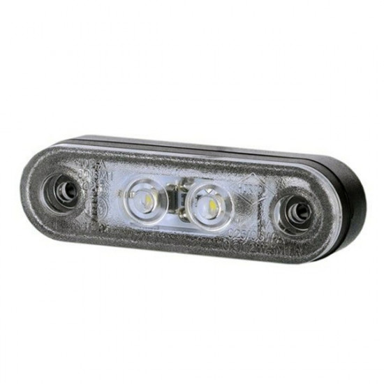 M-Tech ΦΩΣ ΟΓΚΟΥ LD956 12/24V 2 LED HORPOL 79 Χ 24 mm (ΛΕΥΚΟ) - 1 ΤΕΜ.