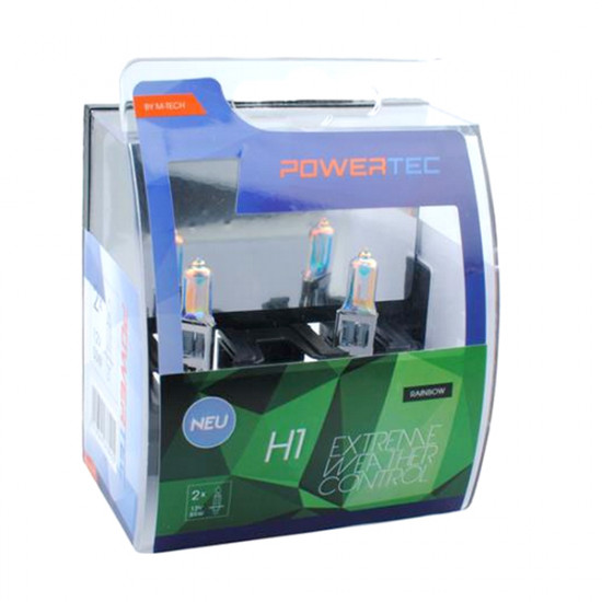 M-Tech H1 12V 55W Λάμπα RAINBOW 2τεμ