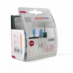 M-Tech H1 12V 55W P14,5s POWERTEC ULTRA WHITE 2ΤΕΜ. M-TECH