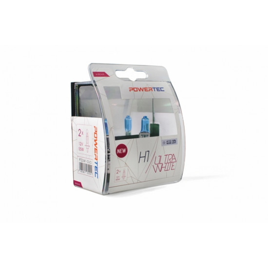 M-Tech H1 12V 55W P14,5s POWERTEC ULTRA WHITE 2ΤΕΜ. M-TECH