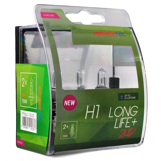 M-Tech H1 24V 70W P14,5s POWERTEC LONG LIFE ΑΛΟΓΟΝΟΥ BLISTER 2ΤΕΜ. M-TECH