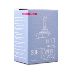 M-Tech H11 12V 55W PGJ19-2 COLOR SUPERWHITE 1ΤΕΜ. M-TECH