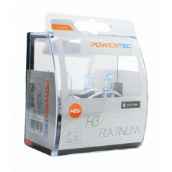 M-Tech H3 12V 55W 3.250K +130- PK22s POWERTECK PLATINIUM 2ΤΕΜ. M-TECH