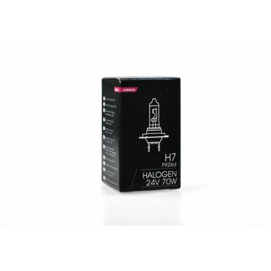 M-Tech H7 24V 70W PX26d STANDARD ΑΛΟΓΟΝΟΥ ΚΟΥΤΙ 1ΤΕΜ. M-TECH