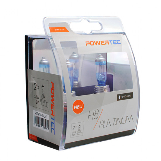 M-Tech H8 12V 35W 3.250K +130- PGJ19-1 POWERTECK PLATINIUM 2ΤΕΜ. M-TECH